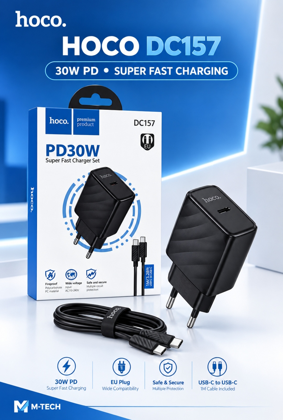 CHARGEUR  HOCO 30W PD